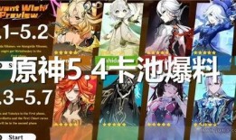 原神最新卡池以及下个版本爆料,神秘卡池揭秘，全新角色与元素互动即将上线